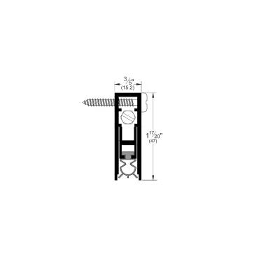 China YDB304 Modern Automatic Door Bases Drop Down Seal Strip Surface Mounted Automatic Door Bottoms for sale