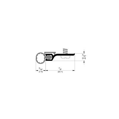 China YDW212 O Shape Perimeter Trim Bulb Modern Standard Door Seal Weatherproof Strips for sale