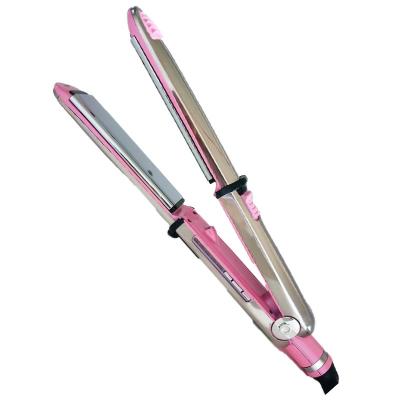 China New Car Hair Straightener Steam Flat Iron Curler OEM Customize Private Label Packing Titanium Flat Iron for sale