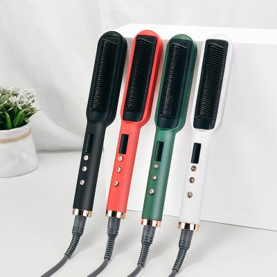 China Hot Nondisposable Electric Straightener Multifunctional Comb Straight Hair Comb Negative Ion Anti-Scalding Styling Tool Straightening Brush for sale