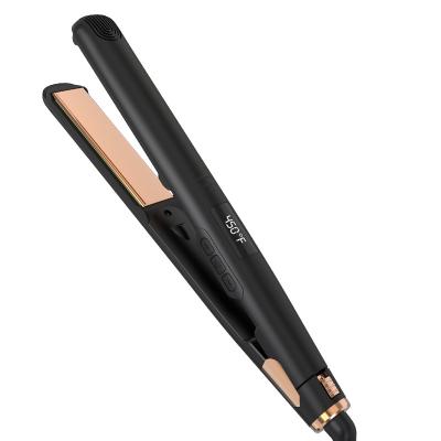 China Outdoor Titanium Fast Hair Straightener PTC 30s Hair Straightener Heat Temperature Memory Hair Styler Straightener With LCD Display for sale