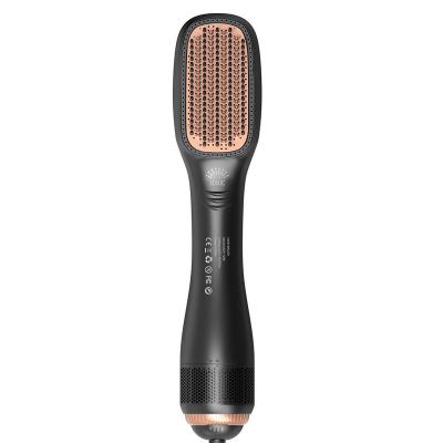 China Hot Nondisposable Airbrush Styler One Step Negative Hair Dryer Volumizing 3-in-1 Iron Hair Straightener Comb for sale