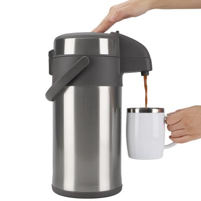 China PORTABLE Coffee Dispenser - Insulated with Compressor - 12 -24 Hour Heat Preservation Stainless Steel Cold Thermos Airpot with Handle for sale