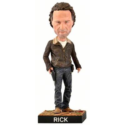 China Eco-friendly Custom Resin 3D Bobblehead Figurine Footballer Flip Head For Souvenir Advertise for sale