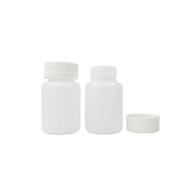 China Child 50ml Chemical Resistant Cap PE Plastic Chemical Pill Bottle for sale