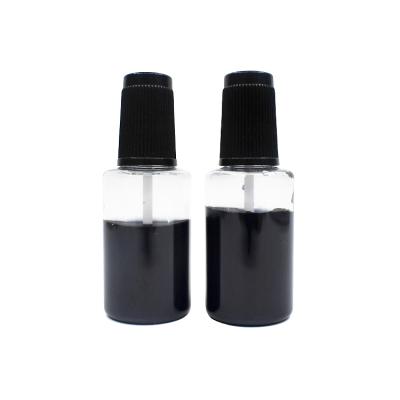 China Personal Care 20ml Plastic Touch Bottles Paint Bottle With Brush Cap Steel Ball for sale