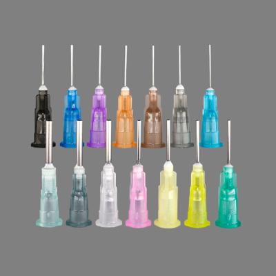 China Dispensing Industries Wholesale Plastic Steel Bayonet Type Tips Adhesive Glue Syringe Needles Dispensing Plastic for sale