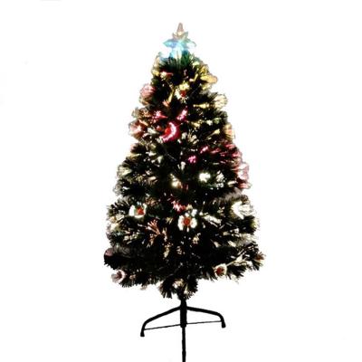 China Festival Christmas Tree Simulation Fiber Christmas Flowers Hotel Window Home Decoration Colorful Desktop Decorations Office Gifts for sale