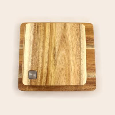 China Sustainable wooden set of beer coasters for sale