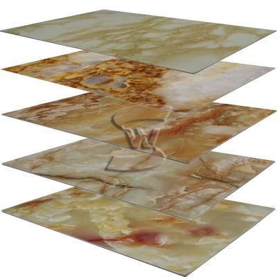 China Factory Quality PVC Flex Sheet For Walls Flex Board Flame Retardant PVC Plastic Sheet Eco-friendly / Waterproof Marble for sale