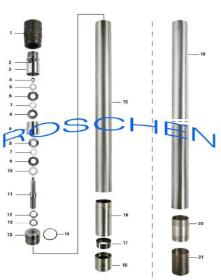 China Conventional Double Tube Core Barrel Assembly For Geotechnical Drilling Equipment for sale