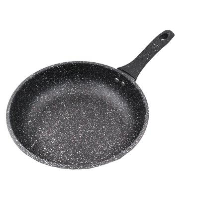 China Sauce Pot Fryer Pan High Quality Thicken Made Black Granite Coating Frying Pan Non Stick Induction Cooker for sale