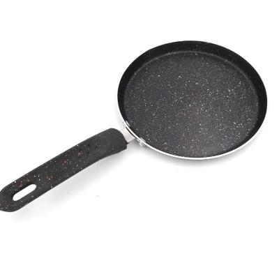 China PFOA Free Factory New Model Black Granite Coating Frying Pan Non Stick Induction Cooker Kitchen Cookware for sale