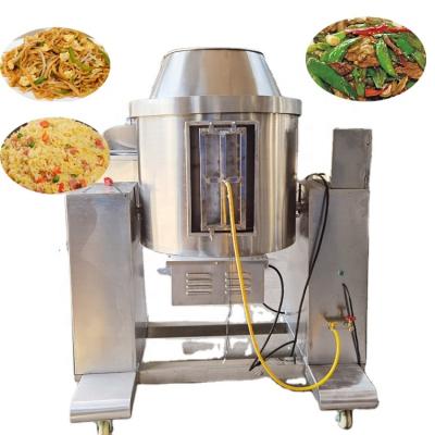 China Kitchen Food Stir Fry Machine Restaurant Fried Rice Cooker Automatic Stir Central Frying Cooking Machine for sale