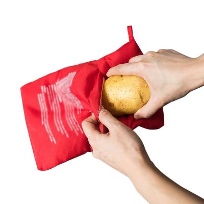 China Bag of Potato Baked by Microwave Microwave Oven for sale