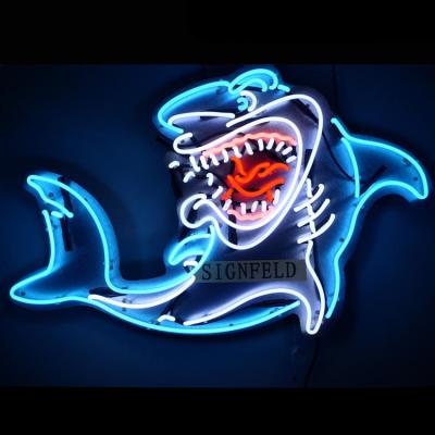 China Residential Custom Glass Letter Lights Neon Tubing Neon Signs Acrylic Neon Sculpture L Shark Letters for sale