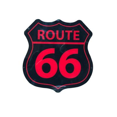 China Buildings OEM china suppliers only 1mm thickness company logo footprint route 66 thin led neon light sign led custom neon sign for sale