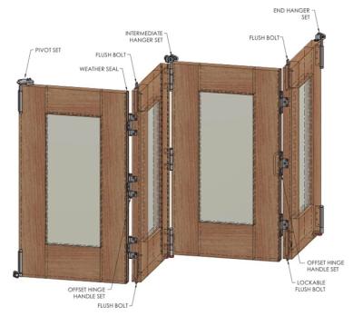 China Cheap Folding Screen And Soft Framed Folding Door Accessories Sliding Folding Door for sale