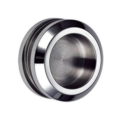 China Easy To Install And Maintain China Supplier Round Shower Room Door Knob Handle Glass 304 Stainless Steel Hardware for sale