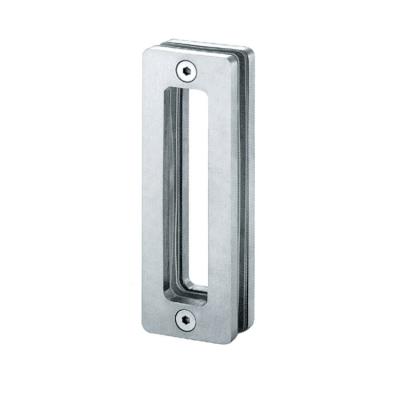 China Modern Hot Sale Square Stainless Steel Handle Hidden Glass Door Handle for sale