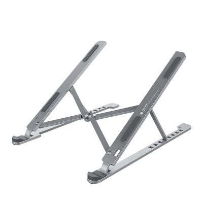 China New Dynamic Aluminum Alloy Computer Storage Stand Adjustable Folding Stand (Waist) Portable Laptop Stand for sale