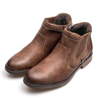 China Other Dynamic Fashions Mens Shoes Square Toe Ankle Boots Brown Custom Rubber Mens Designer Chelsea Boots for sale