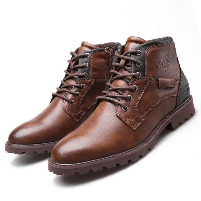 China Other Dynamics Drops Shipping Shoe For Men Large Size High Quality Microfiber Outdoor Ankle Boots For Men for sale