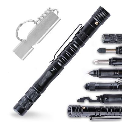 China office & School Pen Dynamics Amazon Hot Sale 12 in 1 Multi Function Survival Gear Pen Self Defense Multi Tool Tactical Pen with LED for sale