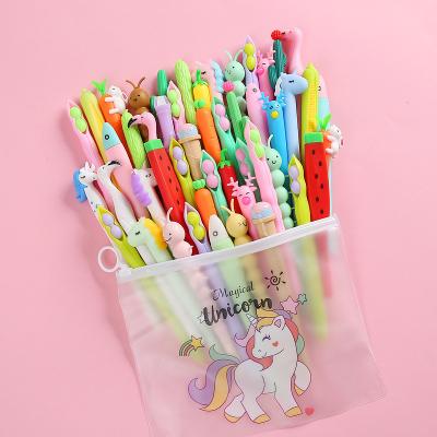 China Hot Sale Kawaii Pen Mixed Designs Gel Pen Cute Pen Dynamics 2022 Promotional For Kids Gift for sale