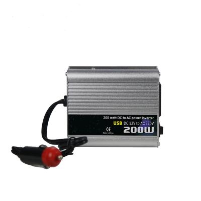 China Reliable Modified Solar Power Sine Wave Car Inverter 12V 24V 200W 106*95*55mm for sale