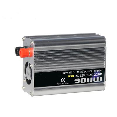 China High quality 12V 24V 300W modified sine wave car inverter with USB 126*95*55mm for sale