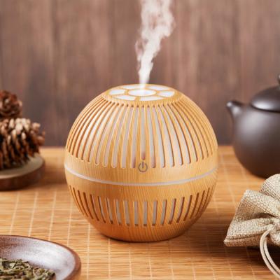 China Household USB Aroma Essential Oil Diffuser Vapor Water Ultrasonic Cool Mist Mini Humidifier Air Purifier 6 Color LED Light Power Time ABS for sale