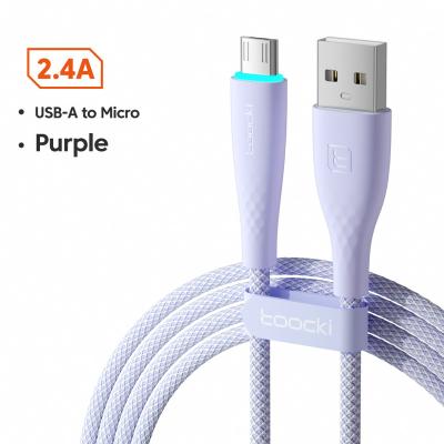 China MP3/MP4 Player 2.4A High Efficiency Output Support Micro USB2.0 Port Fast Charging Data Cable For Android Phone MP3 MP4 Camera for sale