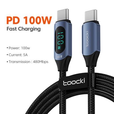 China High Quality Fast Type C MP3/MP4 Player Mobile Phone USB Data Cable Charger USB C Cable 5A Fast Charging Cable for sale