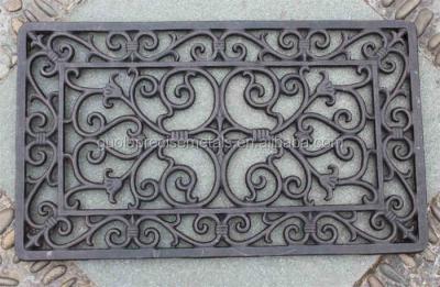 China Easily Assembled Ornamental Wrought Iron Grate Parts China Foundry for sale