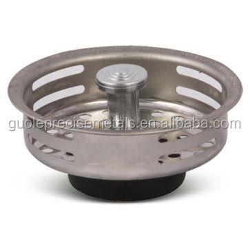 China Strainer Sink Basket Strainer With Adjustable Post Type, Made Of Rust Proof Stainless Steel for sale