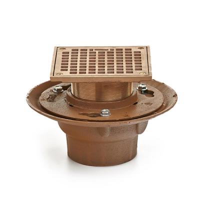 China Strainer floor drain with adjustable strainer head for sale