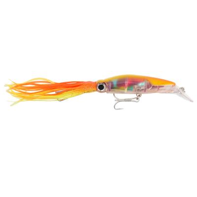 China Quality ABS Plastic Reliable Large Lures Stickers Fishing Silicone Lure Black Minnow Soft for sale