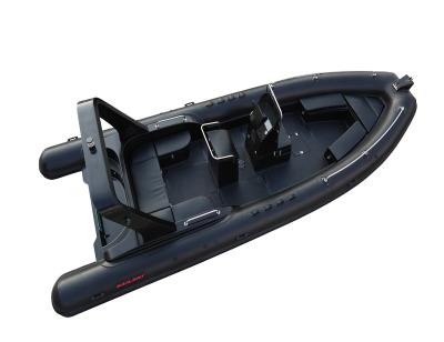 China SAILSKI Fiberglass Big Sport Rib Boat RIB760 with Hypalon 1.25mm, Twin Outboard Motor for sale