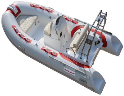 China SAILSKI RIB390C 3.9m Fiberglass Fiberglass Hull RIB Boat For 5 Person (SAIL Outboards 20HP, 25HP) for sale