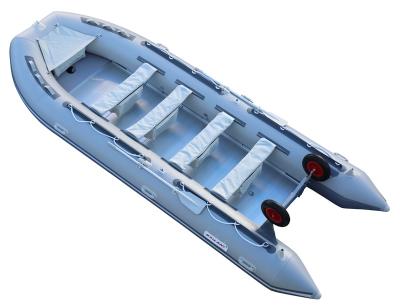 China Heavy Duty PVC SAILSKI Aluminum Floor Inflatable Boat For Rescue, Fishing, Sports, Transportation for sale