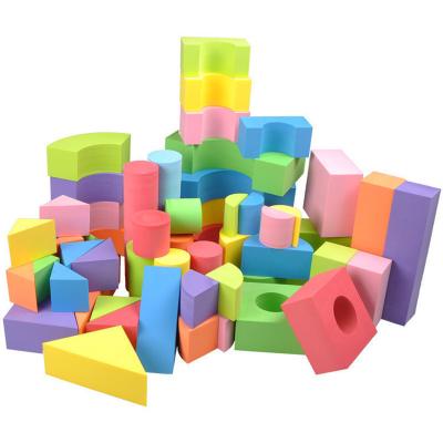 China Factory Custom Educational Soft EVA Foam Children's Lightweight Building Blocks Toy Non-Toxic for sale