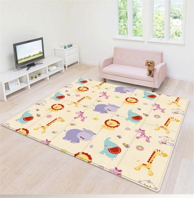 China Wholesale Non-Toxic Foldable Waterproof Kids Soft Crawling Blanket Large Puzzle Carpet Foam Baby Play Mat for sale