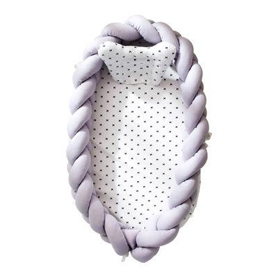 China High Quality Portable Detachable Handmade Infant Nest Tied Bumper Dustproof Crib Braid for sale