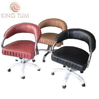 China Modern Soft PU Leather Hairdresser Chair Nail Spa Chair Client Waiting Chair for sale