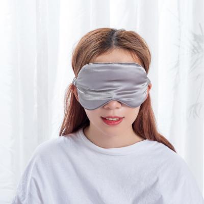 China New Poly Circles Dark Adjustable Satin Eye Mask Fatigue For Sleep for sale