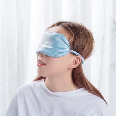 China Wholesale Sleep Eye Mask Designer Dark Circles Soft Adjustable 100% Silk Eye Mask For Sleeping for sale