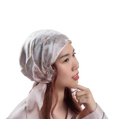 China Hot Selling 100% Polyester Satin Hood Casual Night Hair Sleep Hood for sale