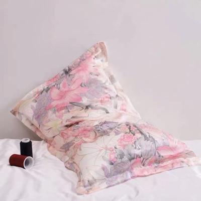 China Non-Toxic Pure Silk Pillow Cover 100% Mulberry Silk Pillow Case for sale