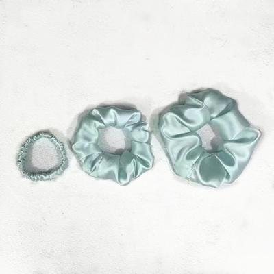 China High Quality And Beautiful Fashion Women Fashoin 100% Silk Scrunchies For Ponytail Holder for sale